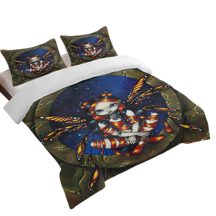 Cute Starry Night Fairy Duvet Covers