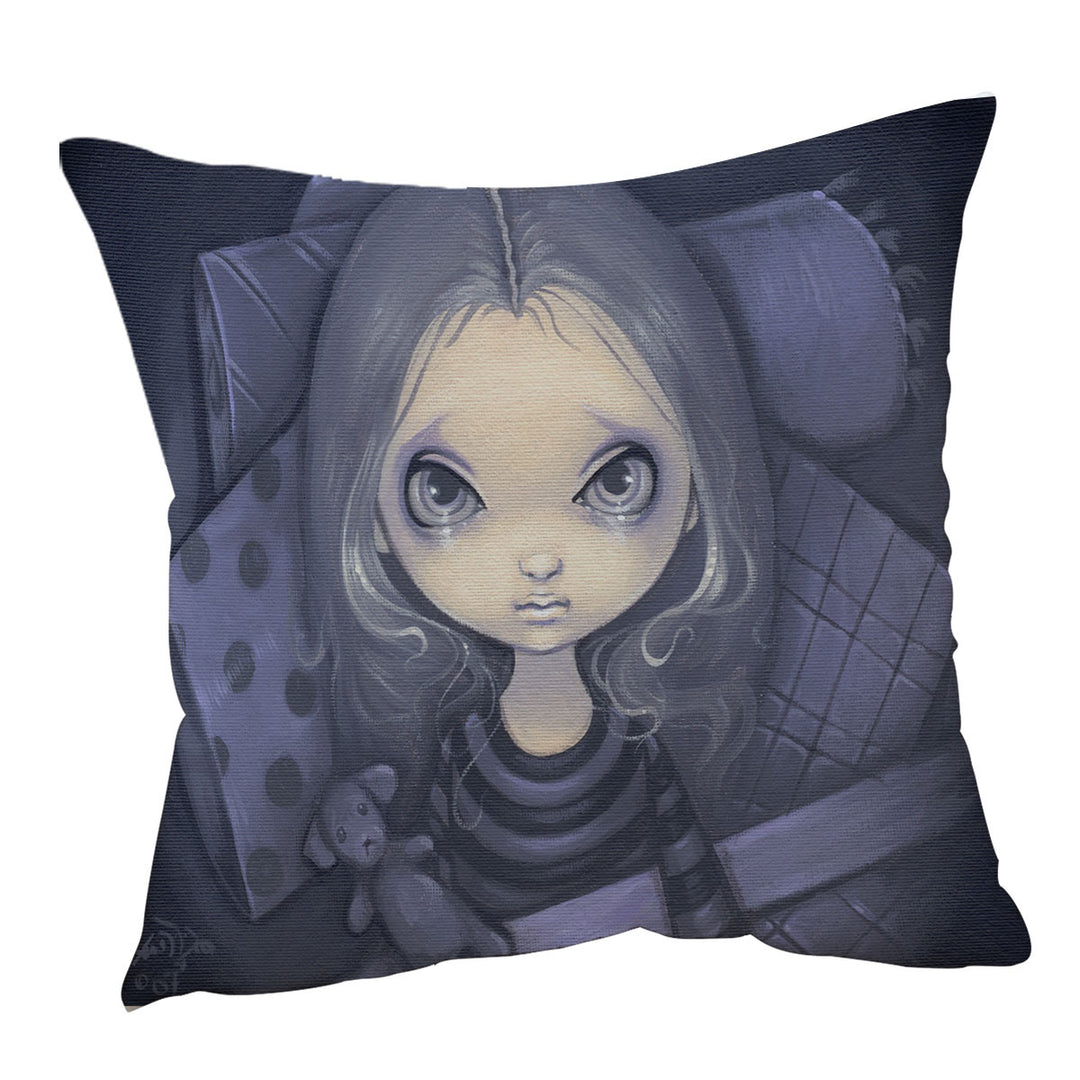 Cute Throw Pillows and Cushions Wake Up Girl Cannot Sleep