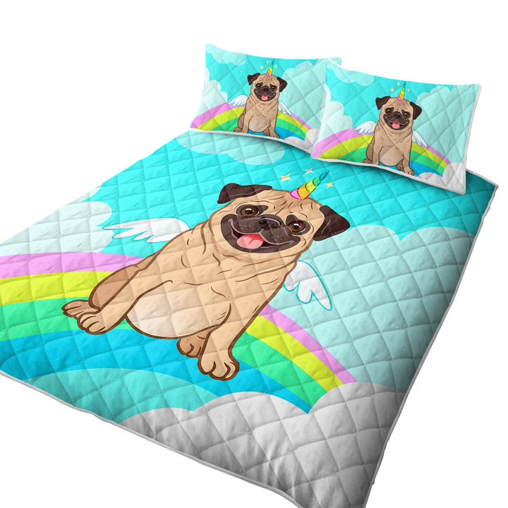 Cute Unicorn Pug Quilts