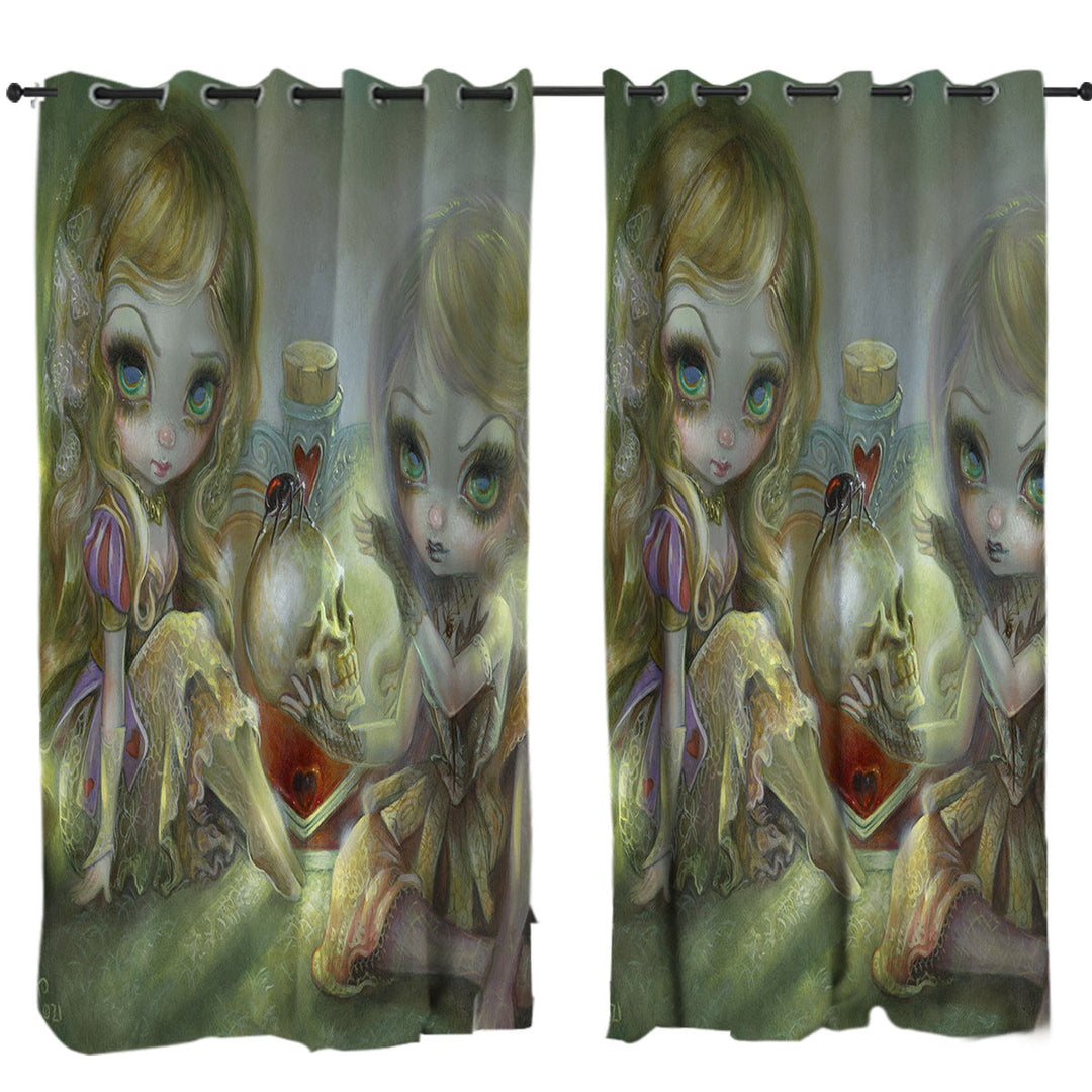 Dark Art Arsenic and Old Lace Women Curtain