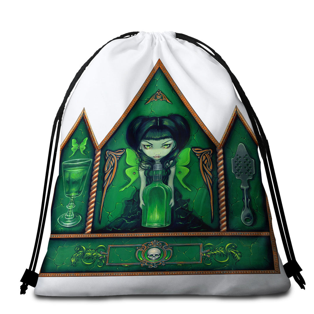 Dark Art Beach Towel Pack the Absinthe Fairy