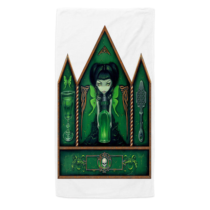 Dark Art Beach Towel the Absinthe Fairy