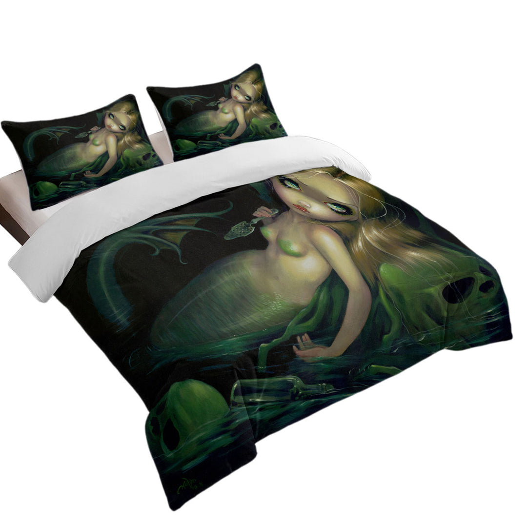 Dark Art the Absinthe Mermaid Duvet Covers King