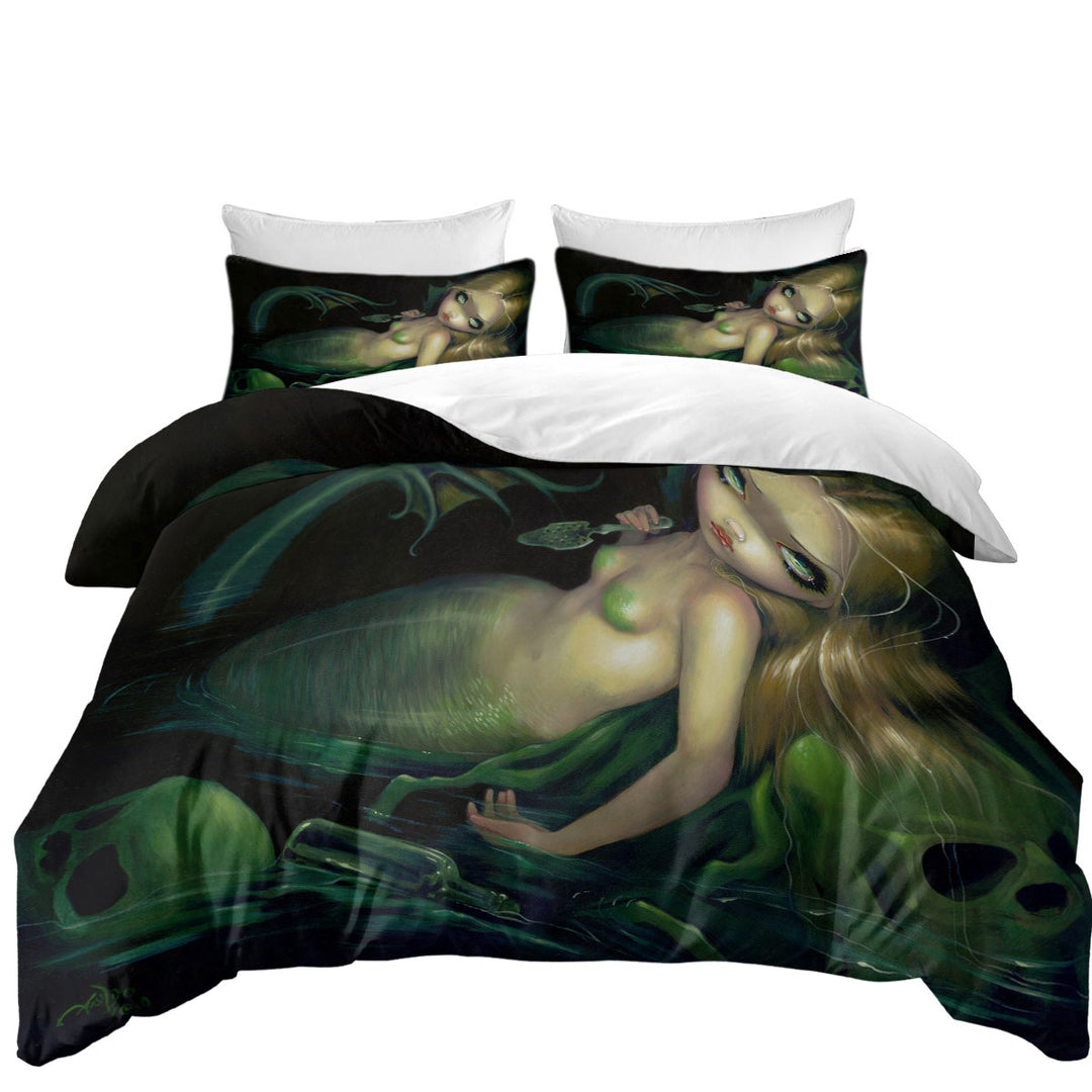 Dark Art the Absinthe Mermaid Good Duvet Covers