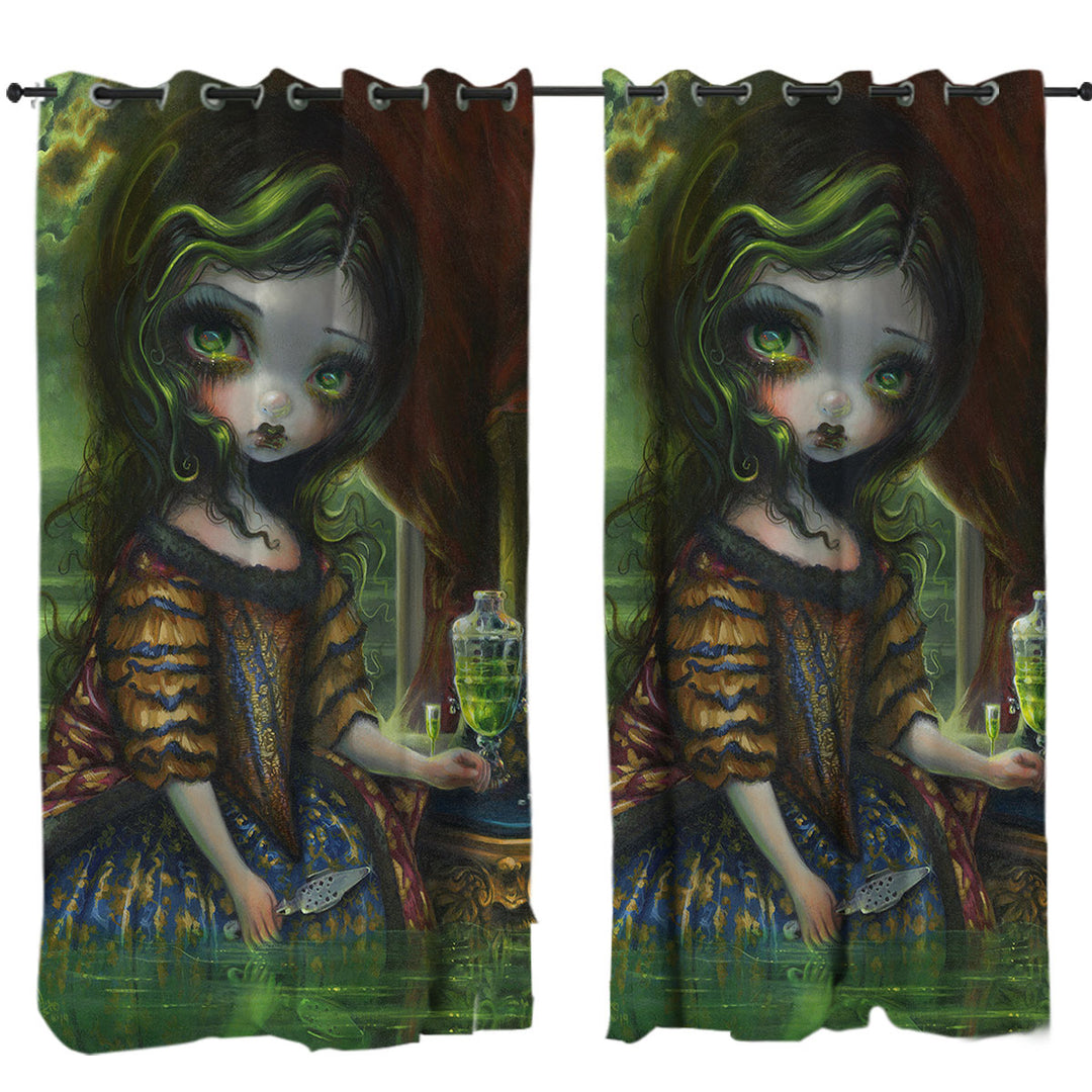 Dark Art the Absinthe Reflections Princess Drapes for Living Room