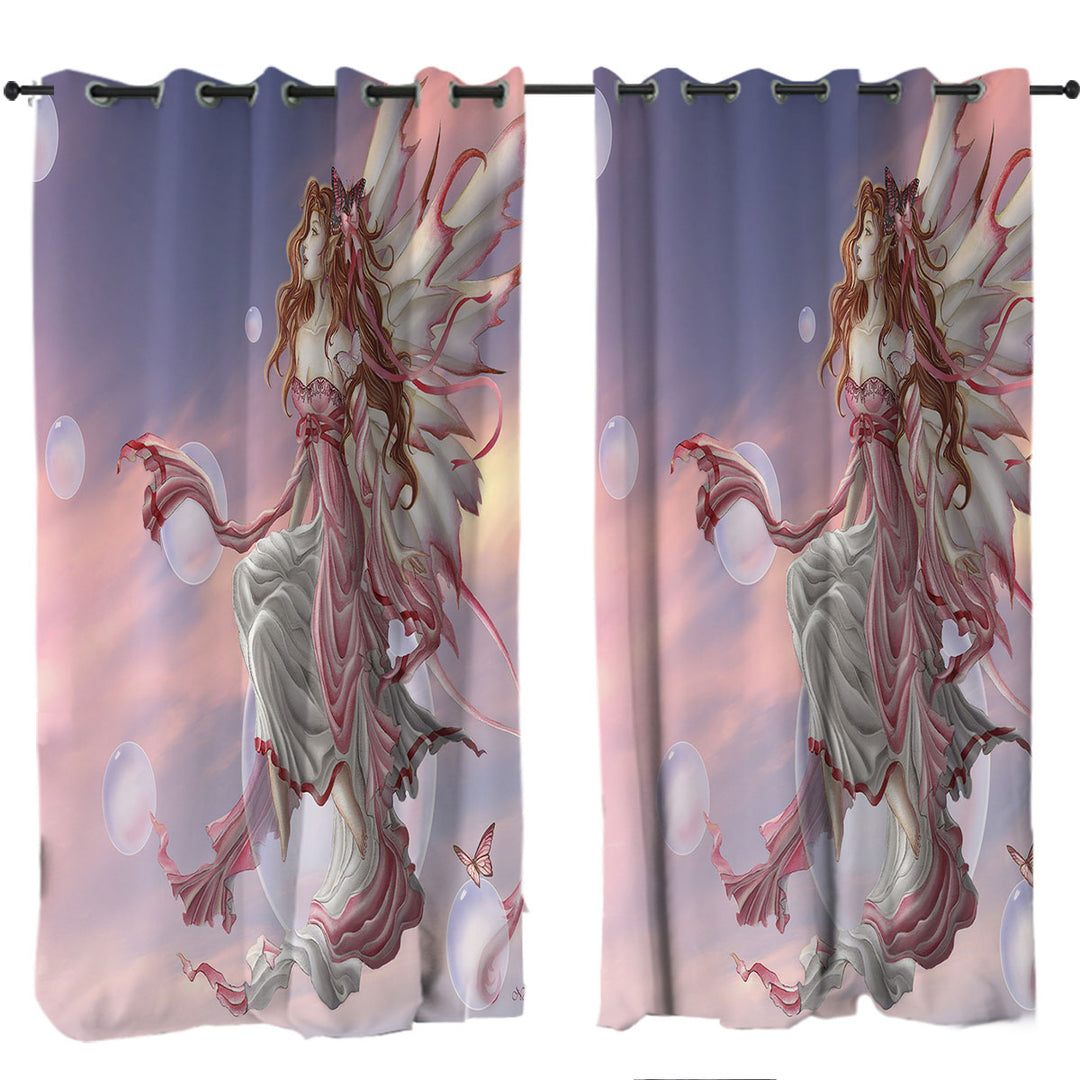 Day Break Fantasy Artwork Sunset Sky Fairy Made to Measure Curtains