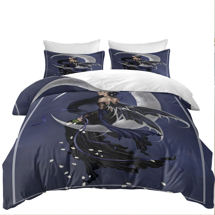 Daybed Covers Sets with Solace on the Moon of the Dark Night Elf Fairy