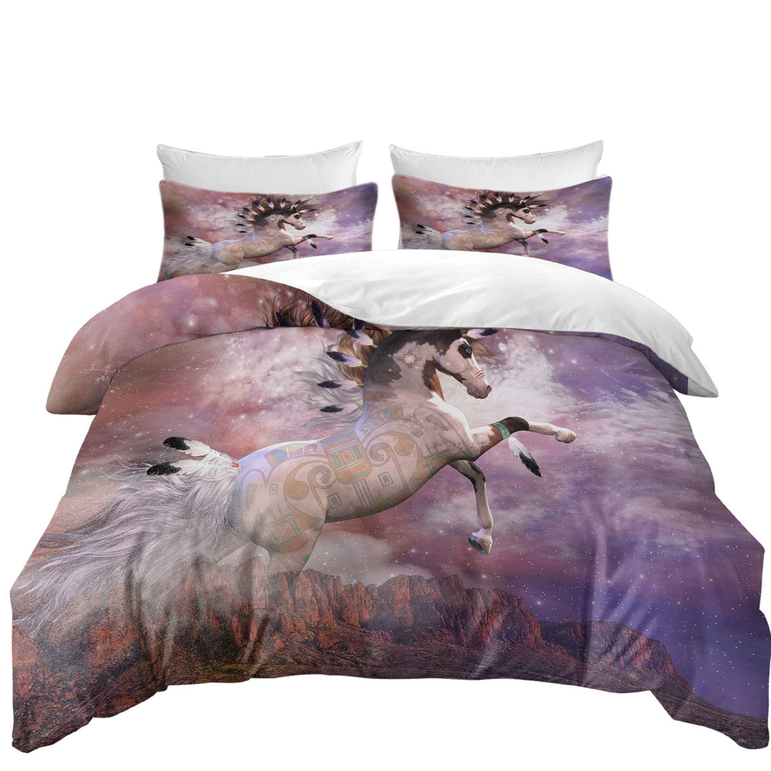 Daybed Covers Sets with Thunder Mesa Native American Spirit Horse