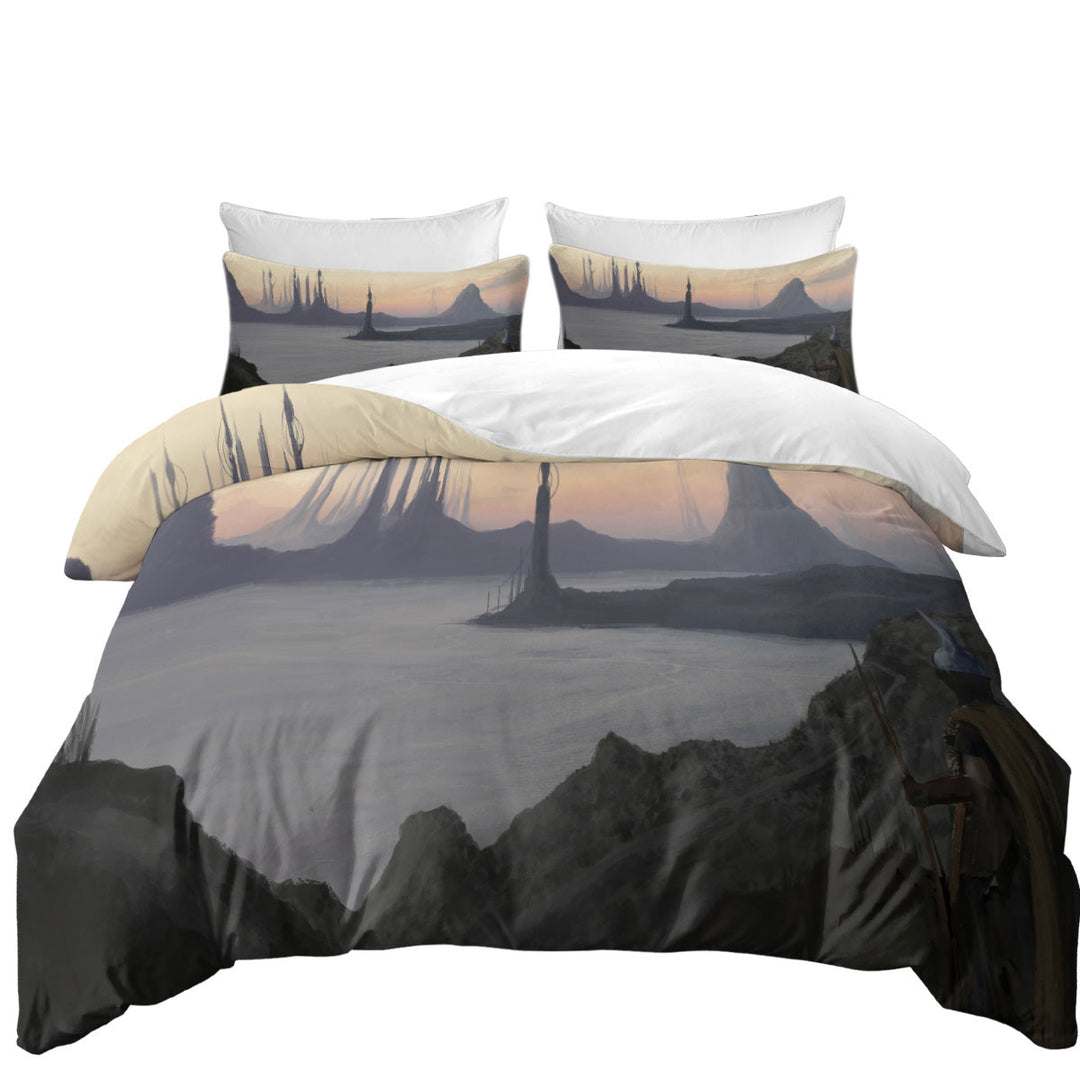 Distant Lands Fantasy Artwork Duvet Cover