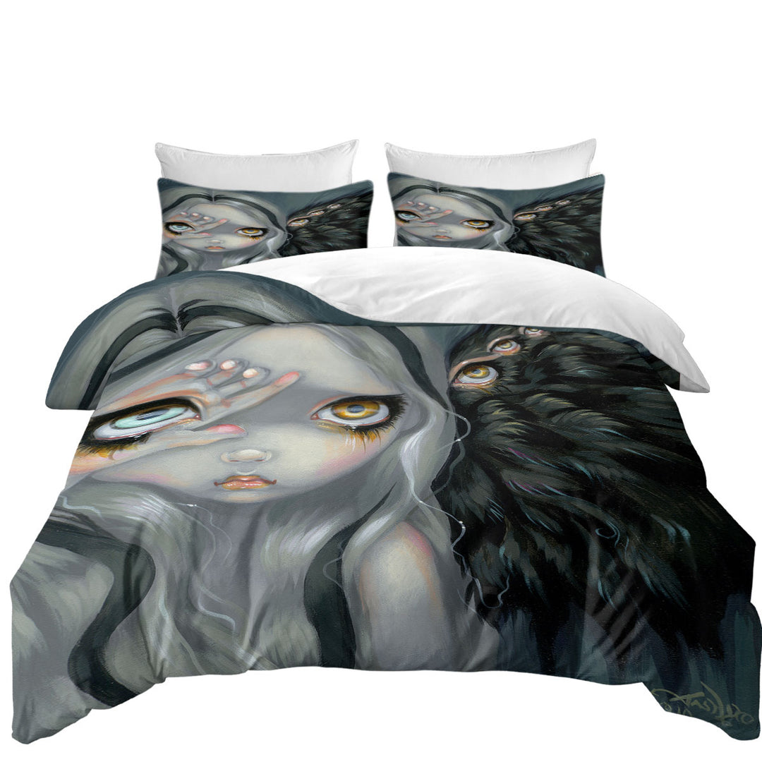 Divine Hand Scary Creepy Little Fairy King Duvet Cover set