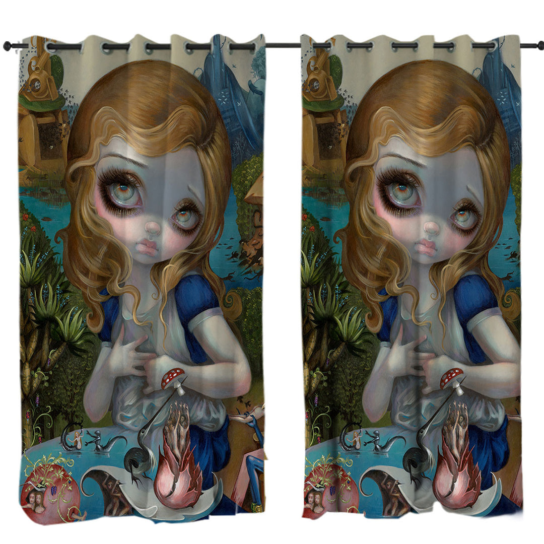 Drapes and Curtains with Alice in the Garden of Earthly Delights