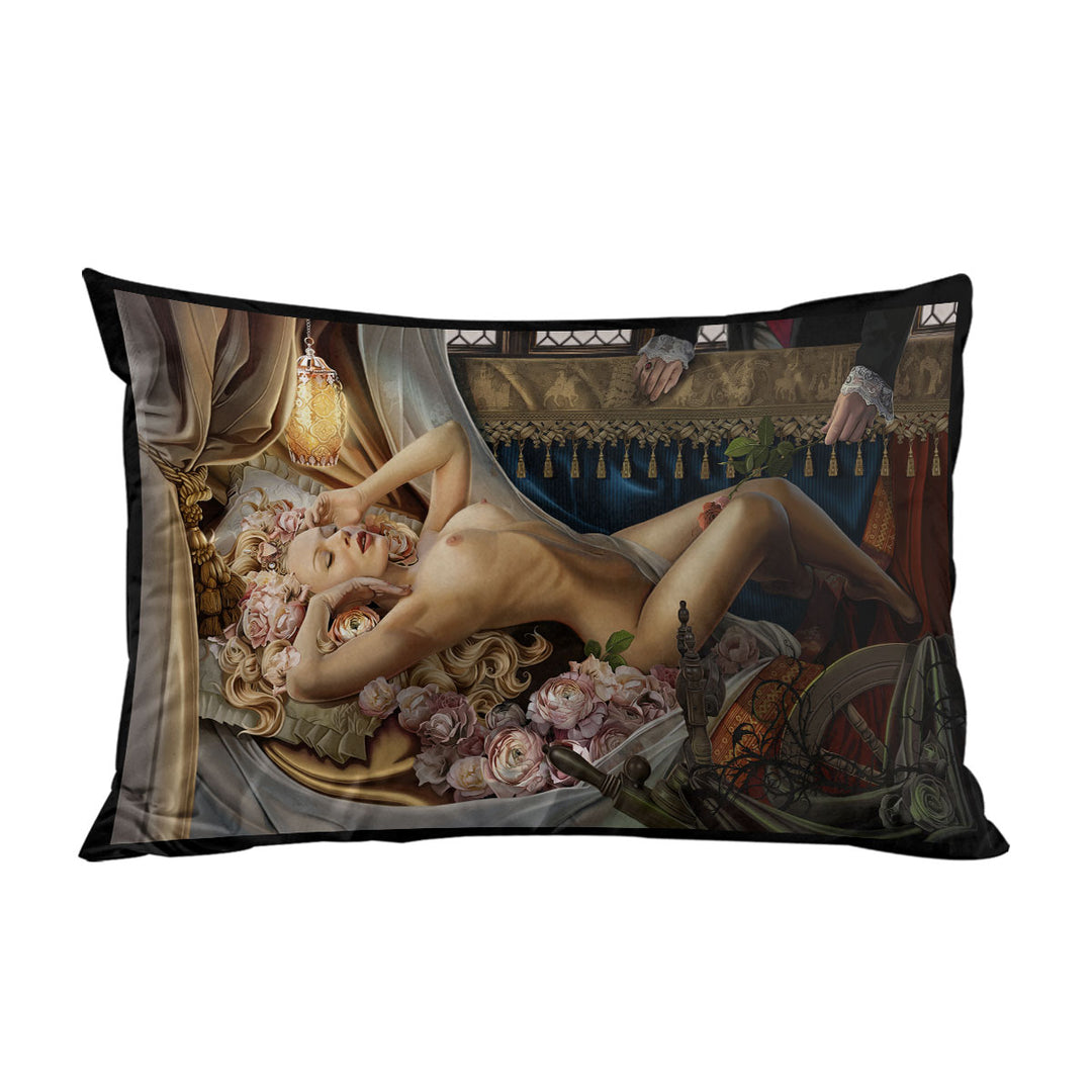 Dreaming of Beauty Fine and Sexy Art Pillow Cases