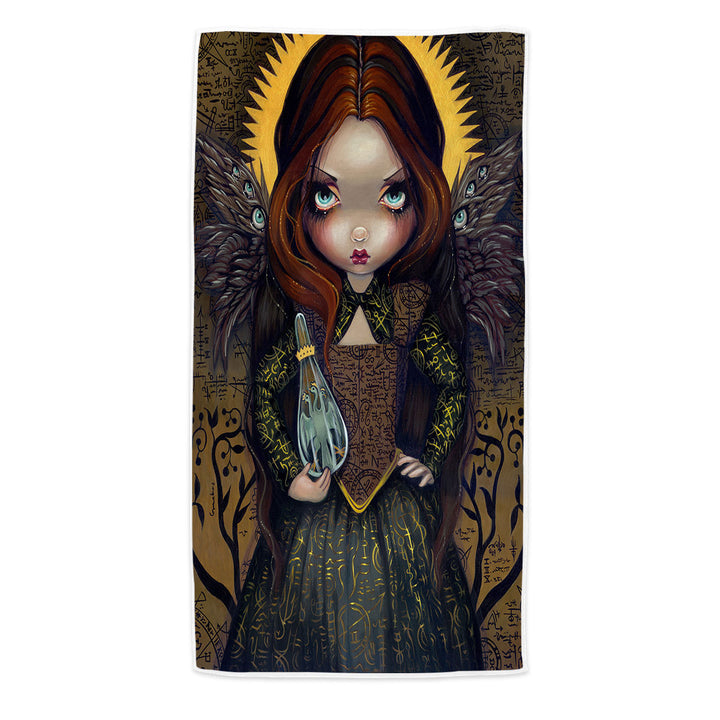 Dress of Alchemy Dark Angel Microfibre Beach Towels