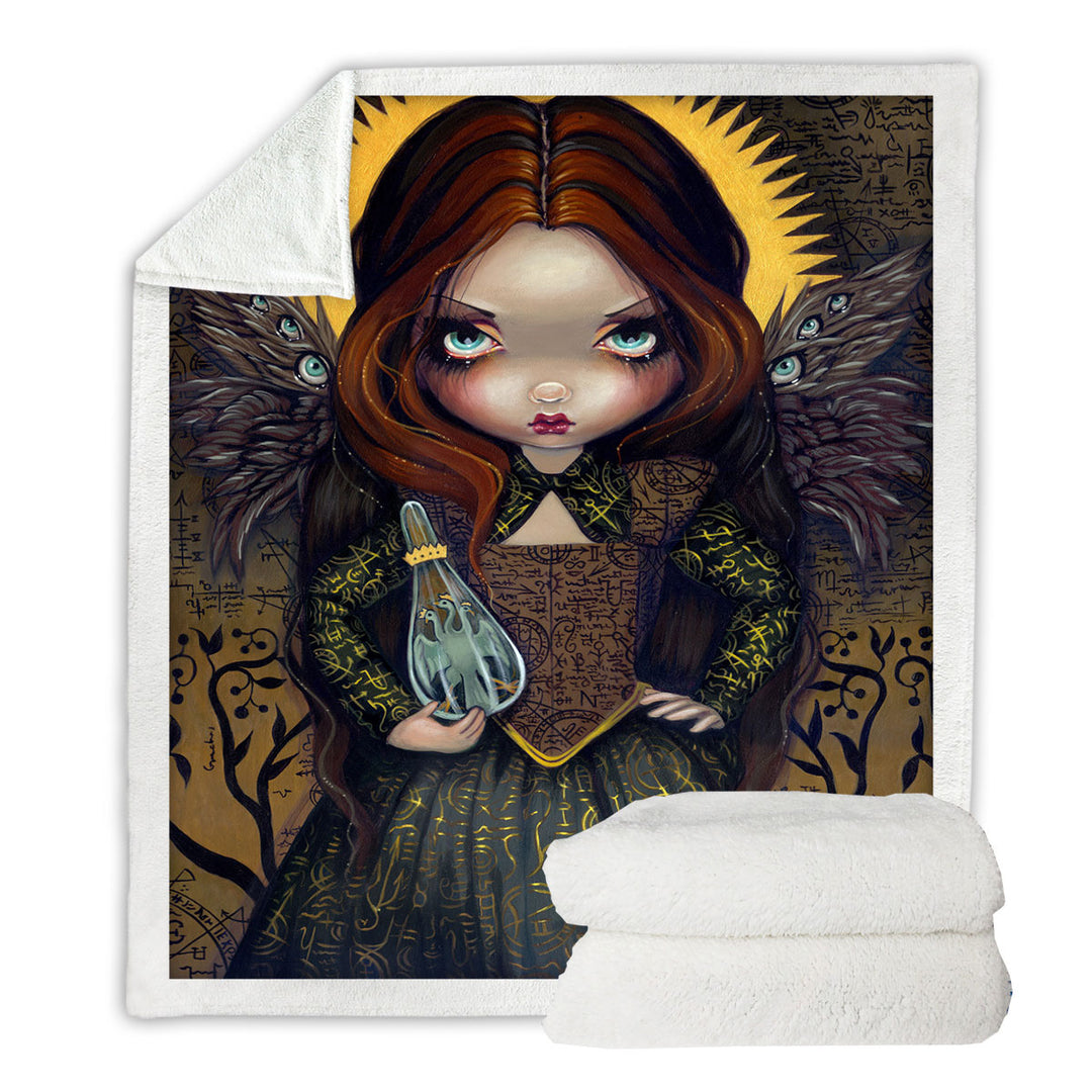 Dress of Alchemy Dark Angel Sofa Blankets