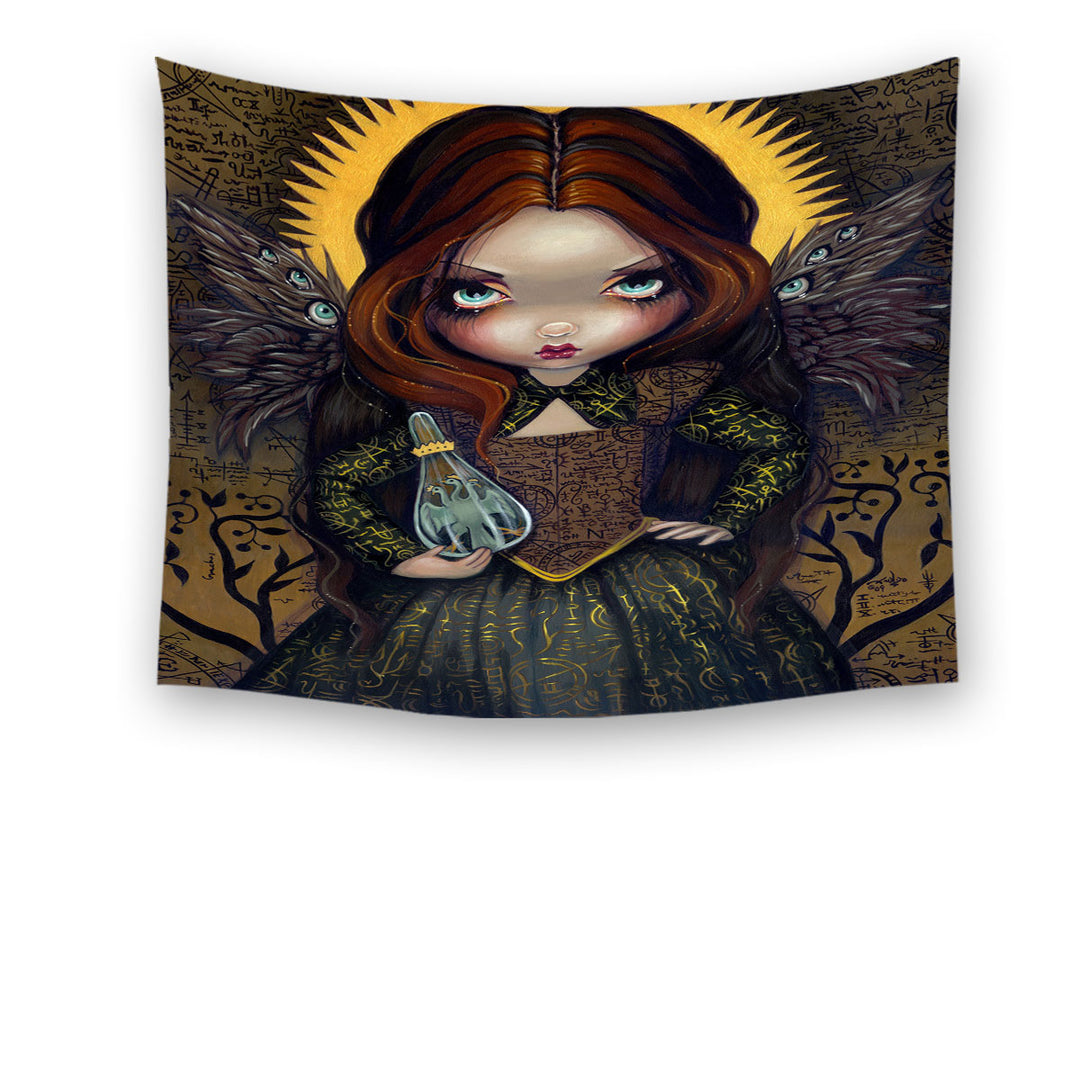 Dress of Alchemy Dark Angel Wall Decor Tapestry