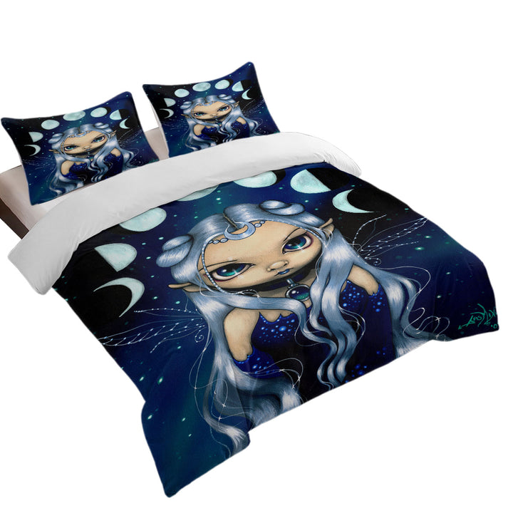 Duvet Cover with Elf Fairy of the Changing Moons