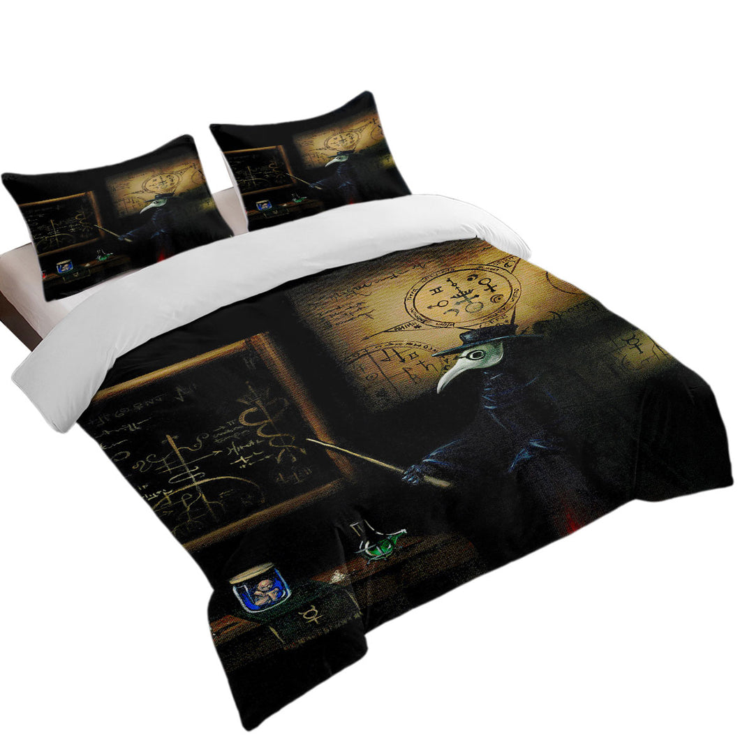 Duvet Cover with Scary Dark Art The Alchemists Plague