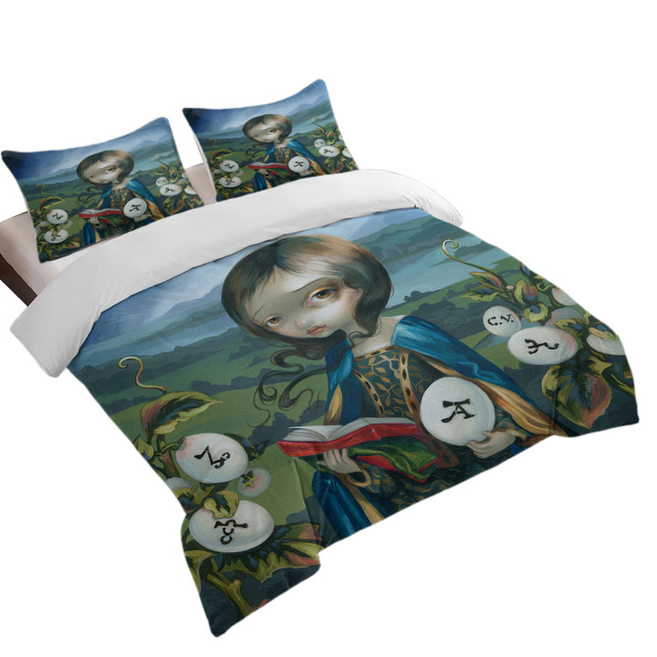 Duvet Covers King with Alchemy Woman The Philosopher_s Egg