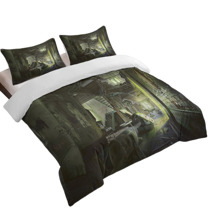 Duvet Covers King with Scary Horror Asylum Scene