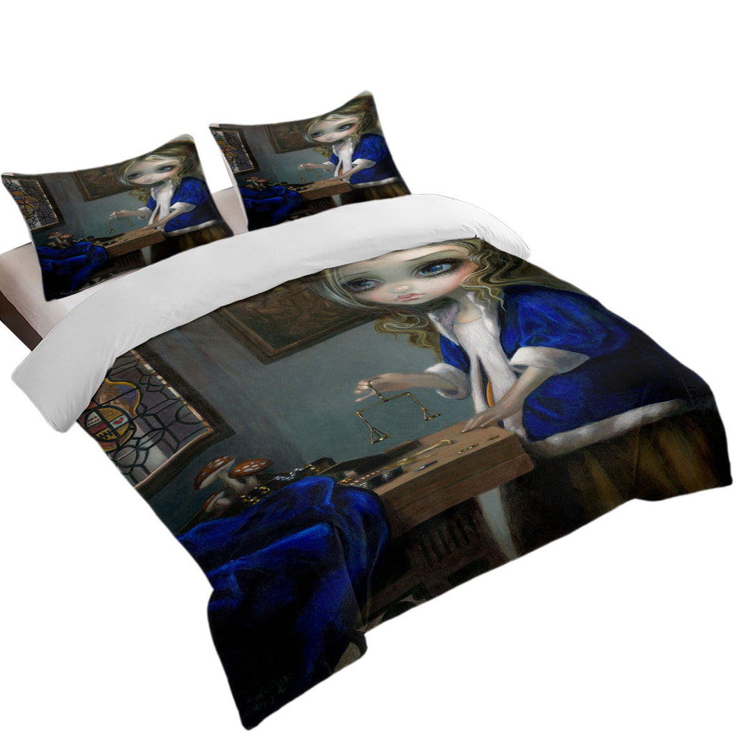 Duvet Covers with Alice Through a Vermeer Glass