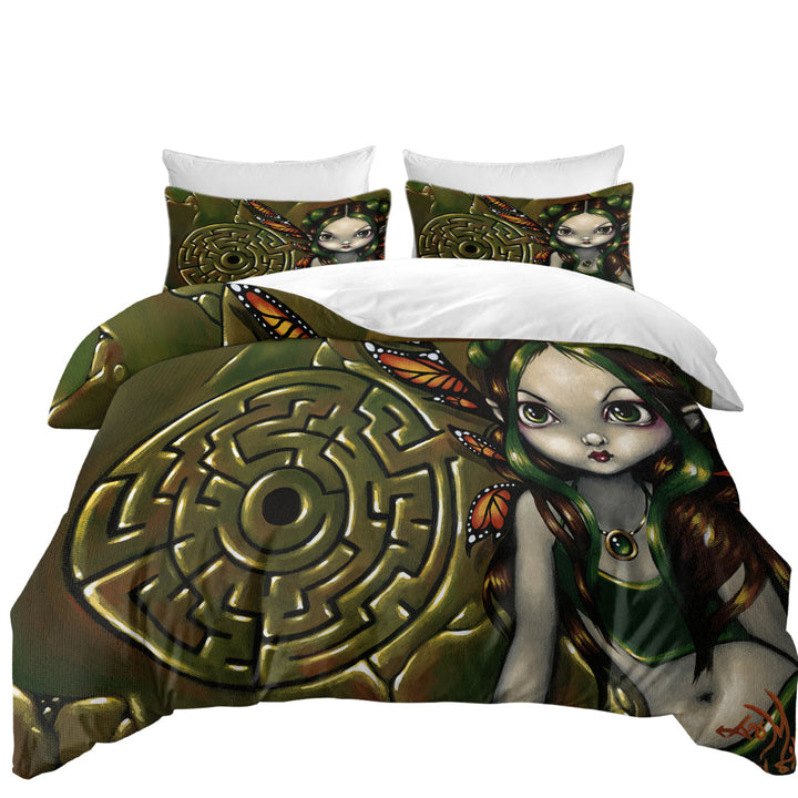 Duvet Covers with Big Eyed Labyrinth Fairy