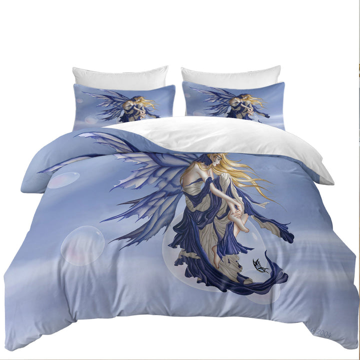 Duvet Covers with Fantasy Art Blue Dream Fairy