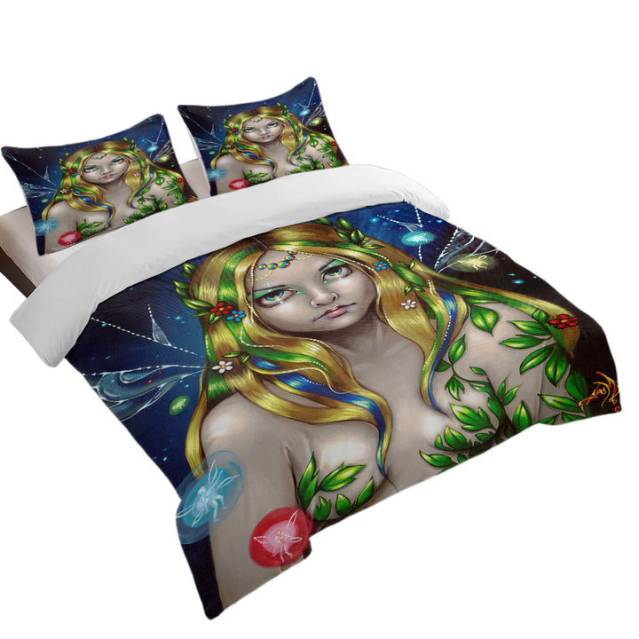 Duvet Covers with Forest Fairy Queen Titania