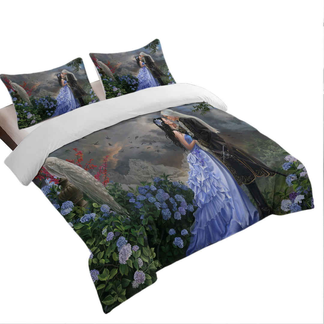 Duvet Covers with Lovers Fantasy Art Prince and Princess