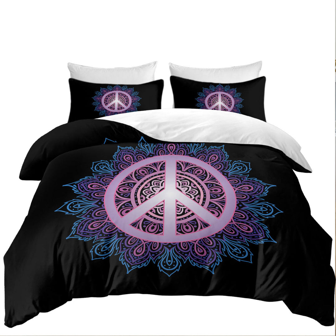 Duvet Covers with Mandala Peace