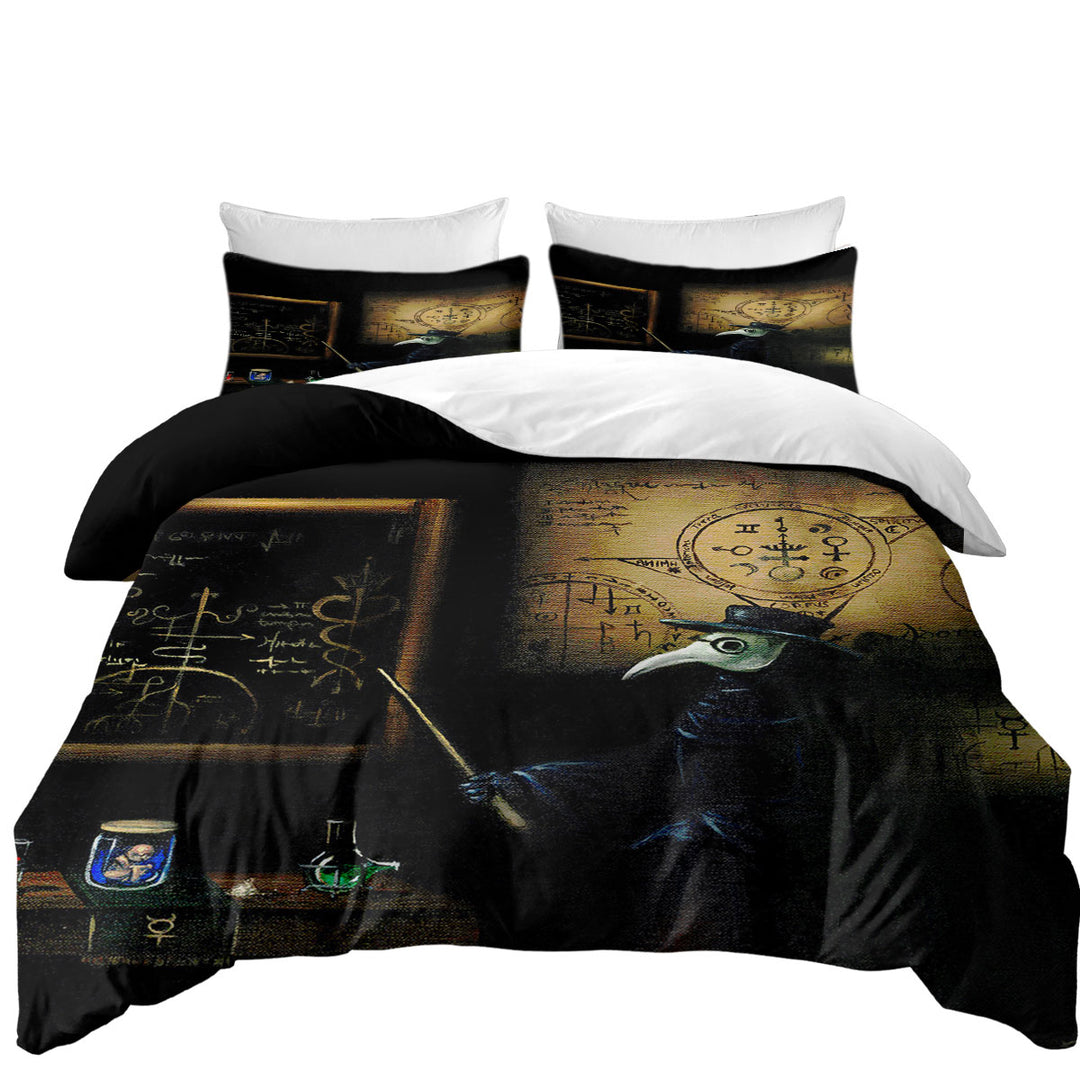 Duvet Covers with Scary Dark Art The Alchemists Plague