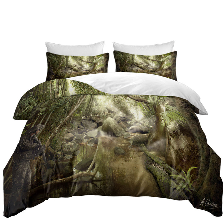 Duvet Covers with Science Fiction Jungle