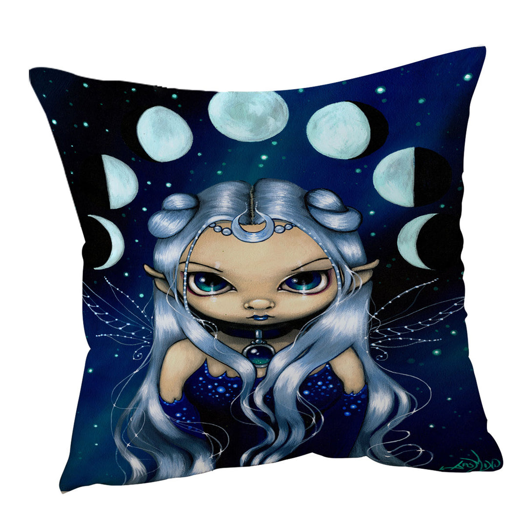 Elf Fairy of the Changing Moons Cushion Cover