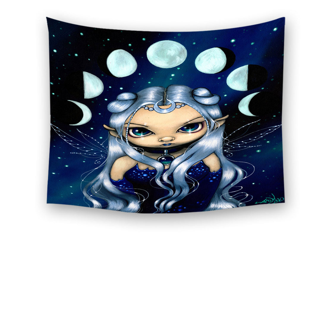 Elf Fairy of the Changing Moons Tapestry