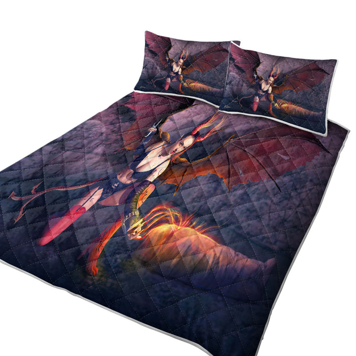 Empusa Sexy Dark Angel Coverlets