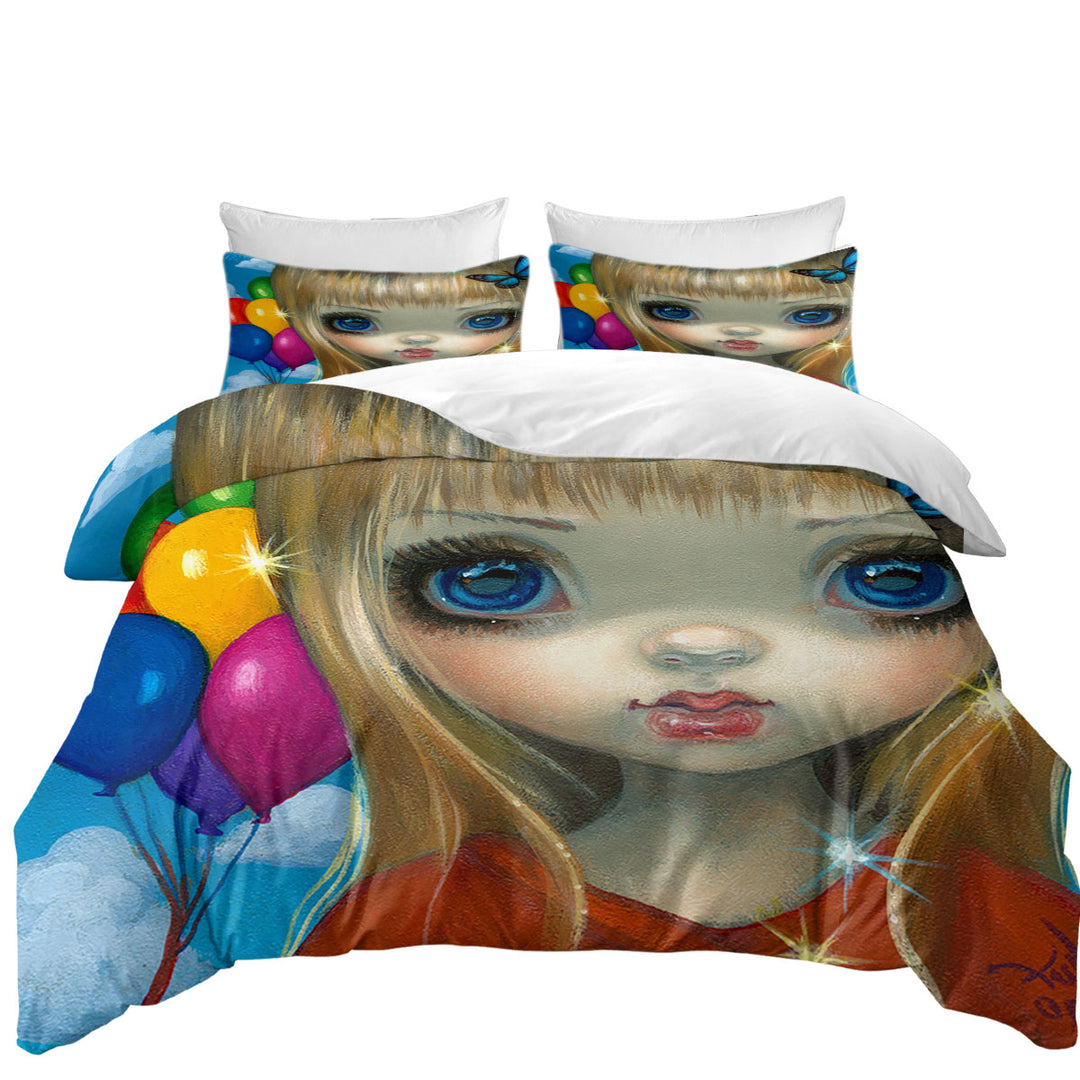 Faces of Faery _233 Balloon Girl Coverlets