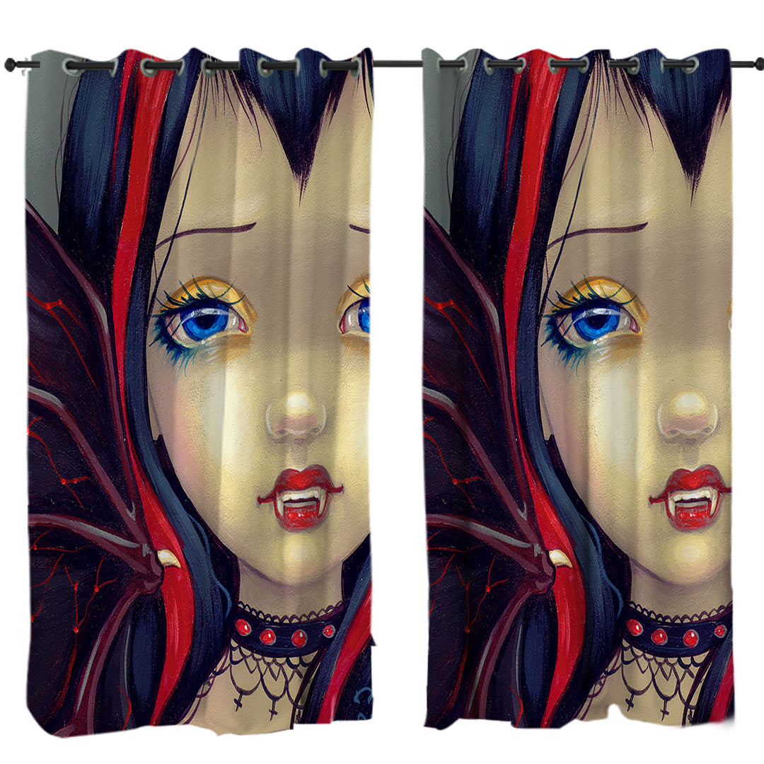 Faces of Faery _99 Vampire Goth Girl Drapes