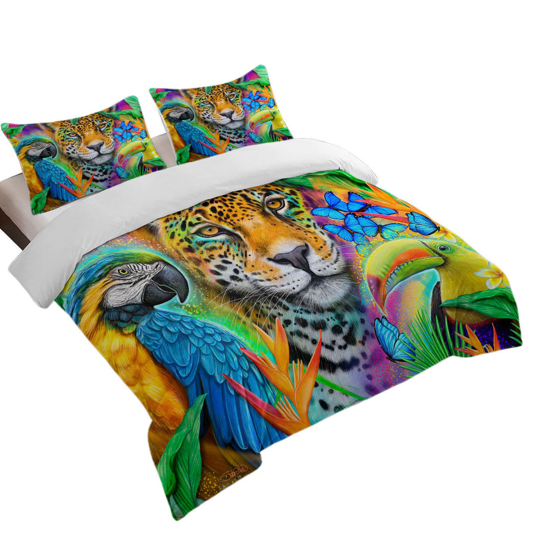 Faces of Nature Macaw Ara Jaguar Toucan Donna Covers