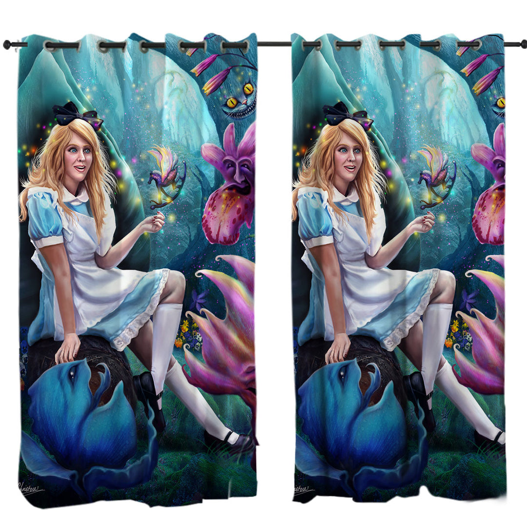 Fairy Tale Wonderland for Kids Curtain