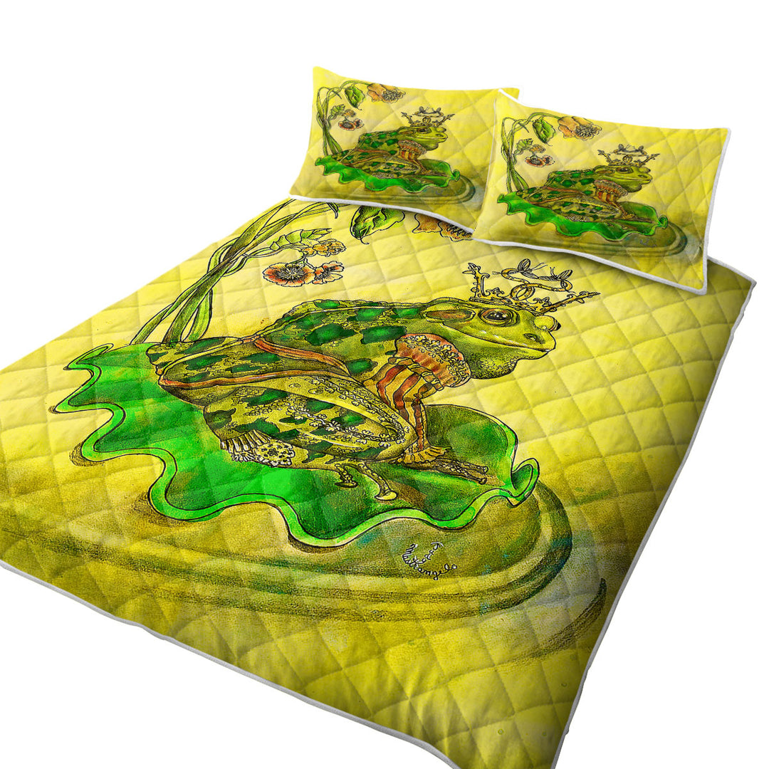 Fairy Tales Art Frog Prince Coverlet