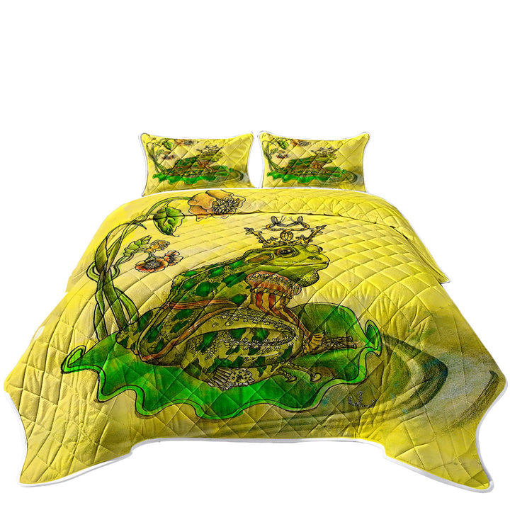 Fairy Tales Art Frog Prince Coverlets