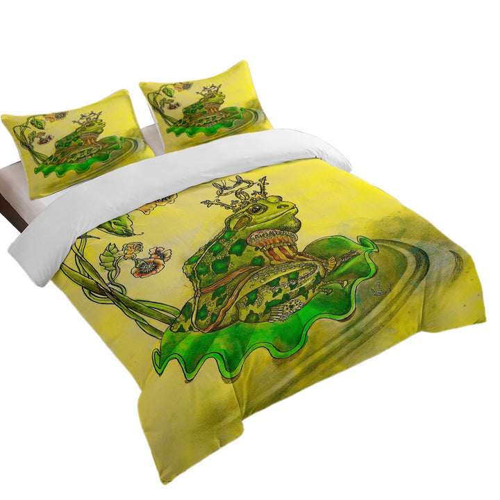 Fairy Tales Art Frog Prince Queen Size Duvet Cover