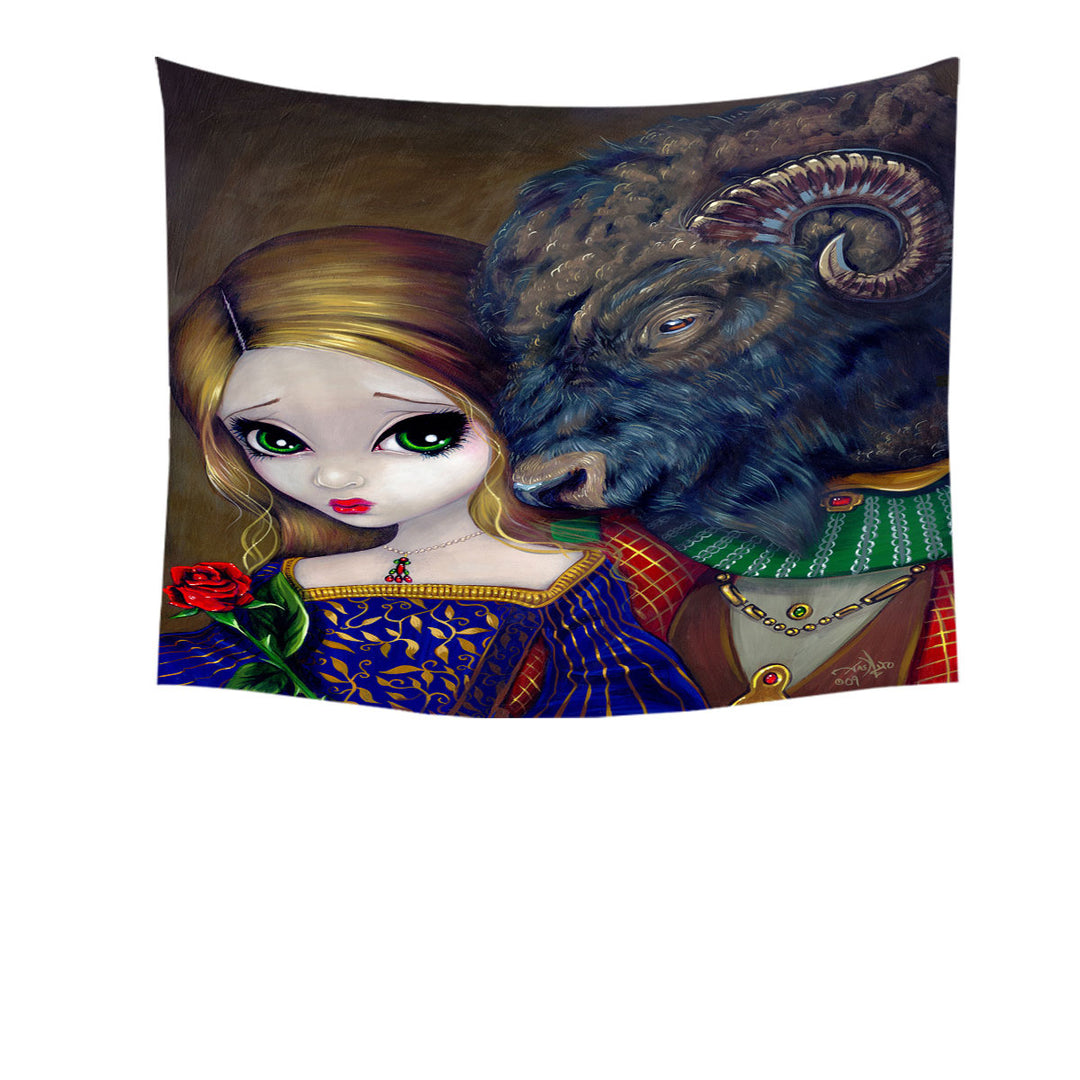 Fairytale Art Beauty and the Beast Tapestry