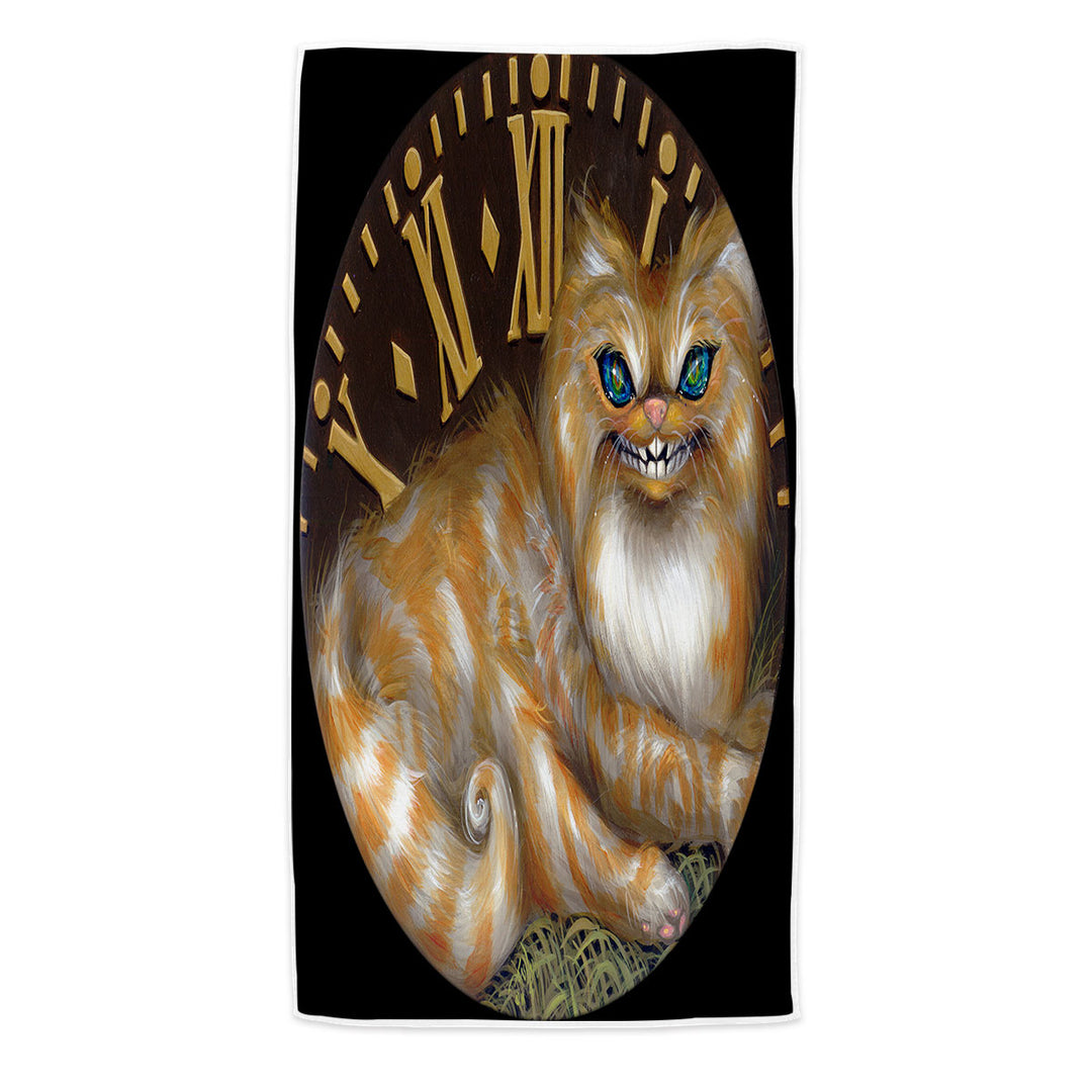 Fairytale Art Cheshire Cat Beach Towels