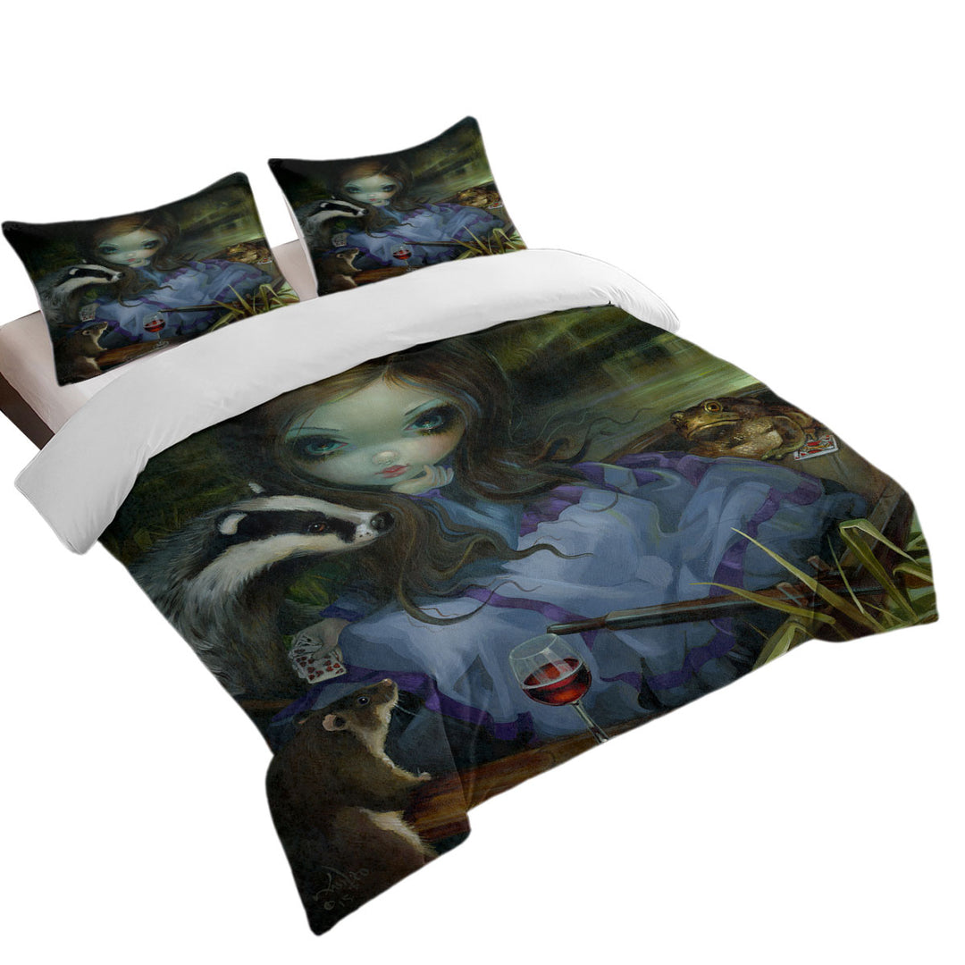 Fairytale Art Prints the Wind in the Willows full Size Duvet Cover