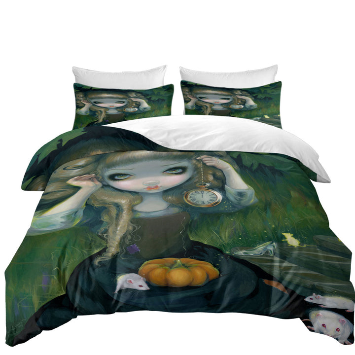 Fairytale Kids Art Cinderella at Midnight full Size Duvet Cover