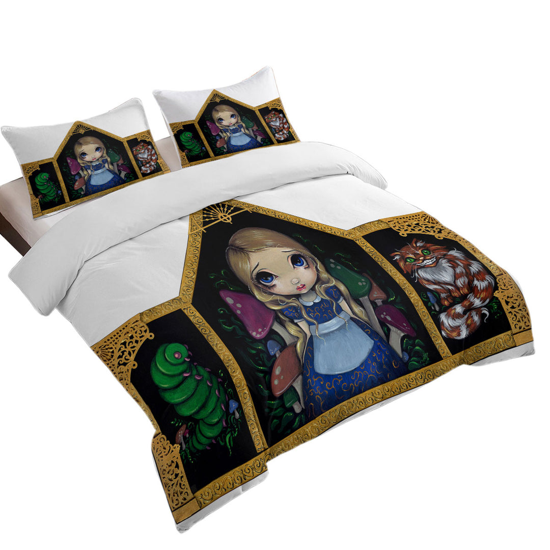 Fantasy Art Alice and Friends Twin xl Duvet Covers