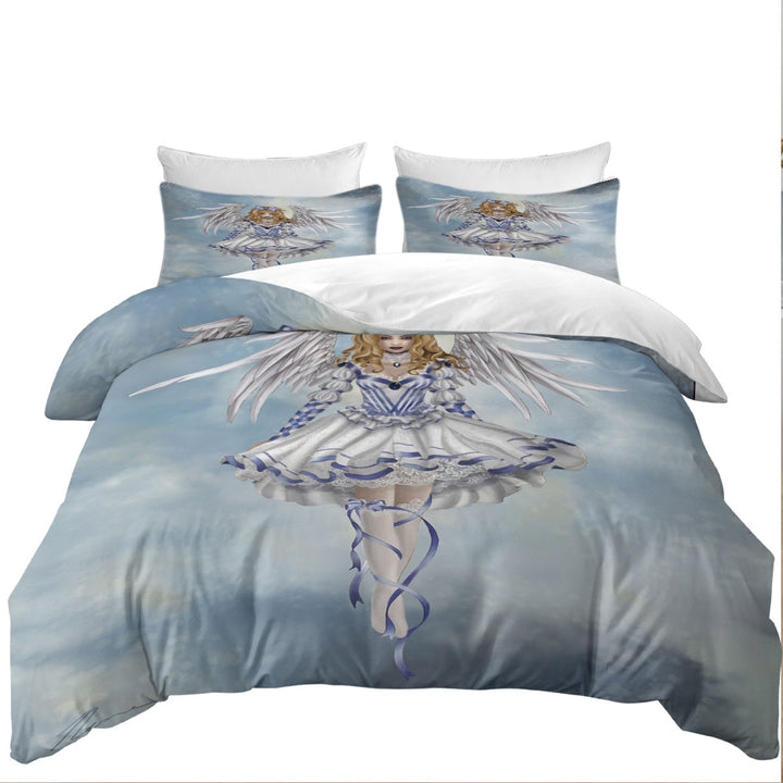 Fantasy Art Angelic Princess California King Duvet Cover