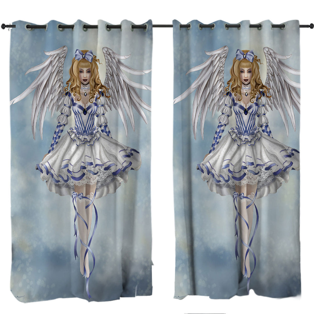 Fantasy Art Angelic Princess Curtains for Bedroom