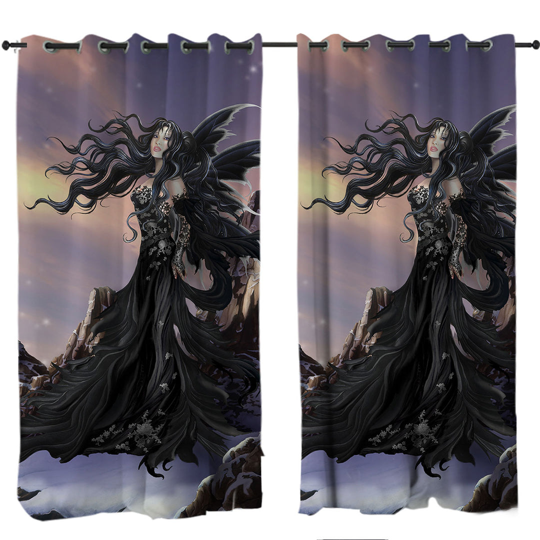 Fantasy Art Aria the Darkness Angel Curtains for Living Room