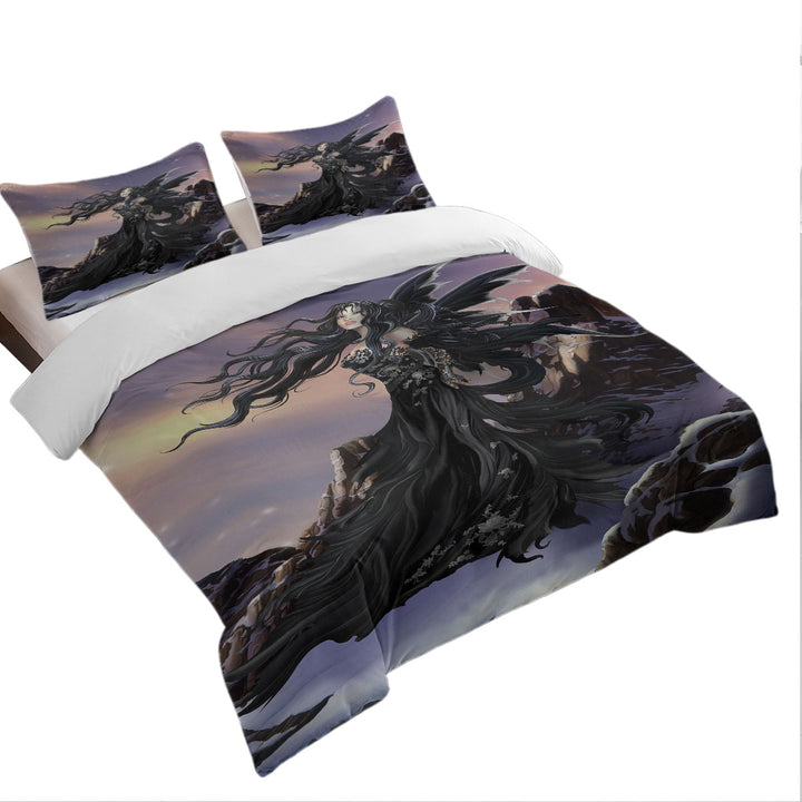 Fantasy Art Aria the Darkness Angel Duvet Cover